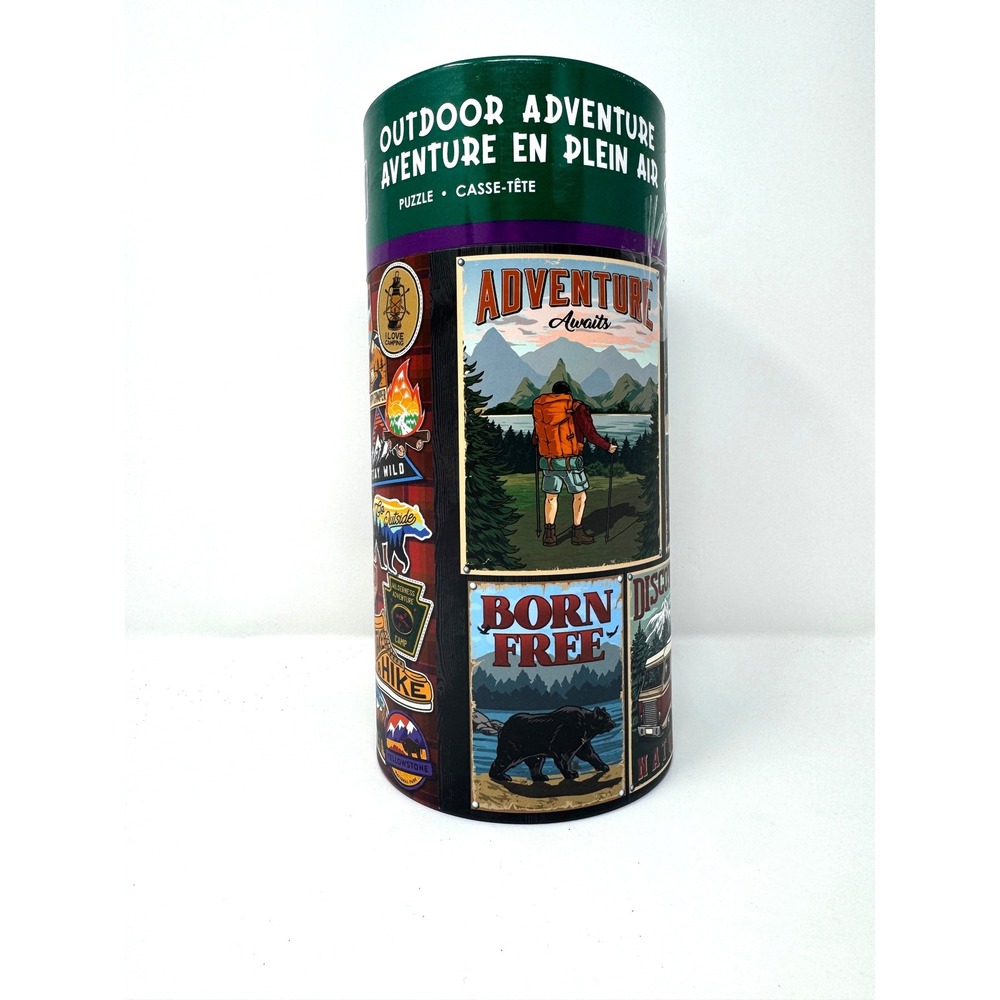 Double Sided Outdoor Adventure 500 Piece Double Sided Jigsaw Puzzle Nat Parks